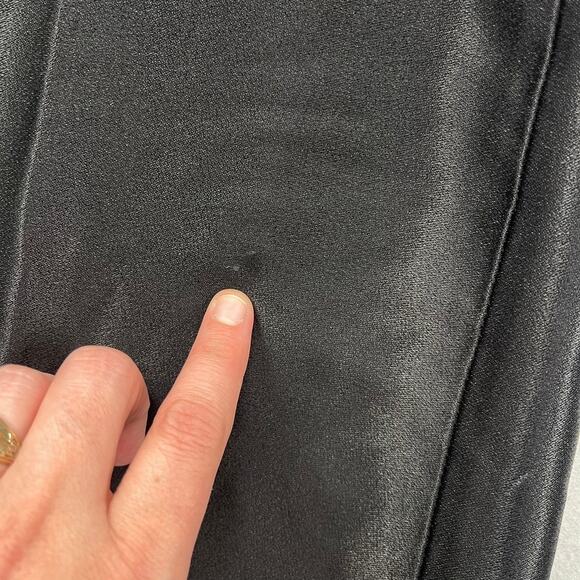 Vintage Union Made Satin Pants Womens 24" Waist Flare Bell Bottom High Waist - Picture 13 of 16